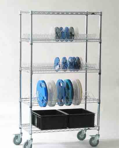 東莞SMT料盤車批發(fā)|東莞SMT物料架定做|東莞SMT物料手推車