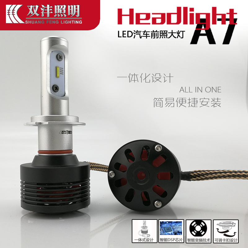 LED汽車大燈 36W 飛利浦ZES燈珠 H1/H7