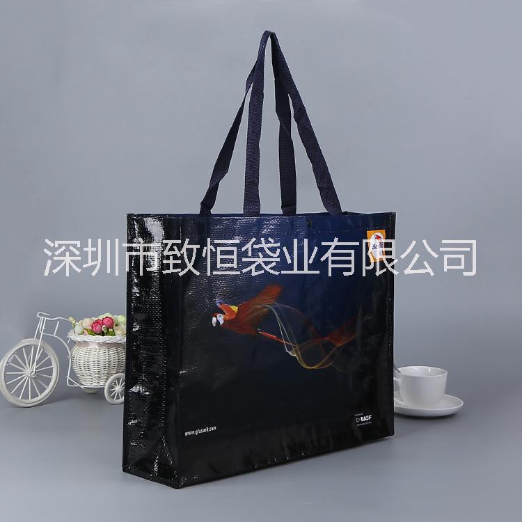 *購(gòu)物手提袋 彩色覆膜編織手提