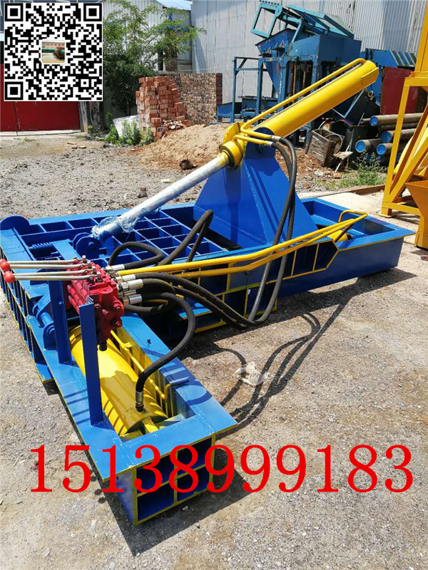 碎鐵散鋼打包機//金洋零碎金屬壓塊機//散金屬擠壓成型機