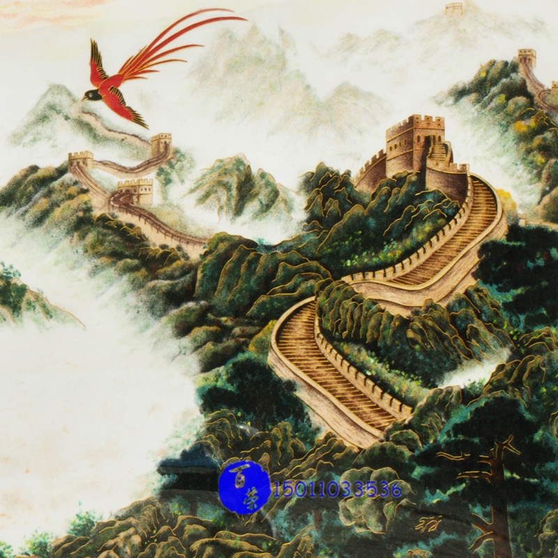 張同祿《源脈》掐絲景泰藍(lán)畫