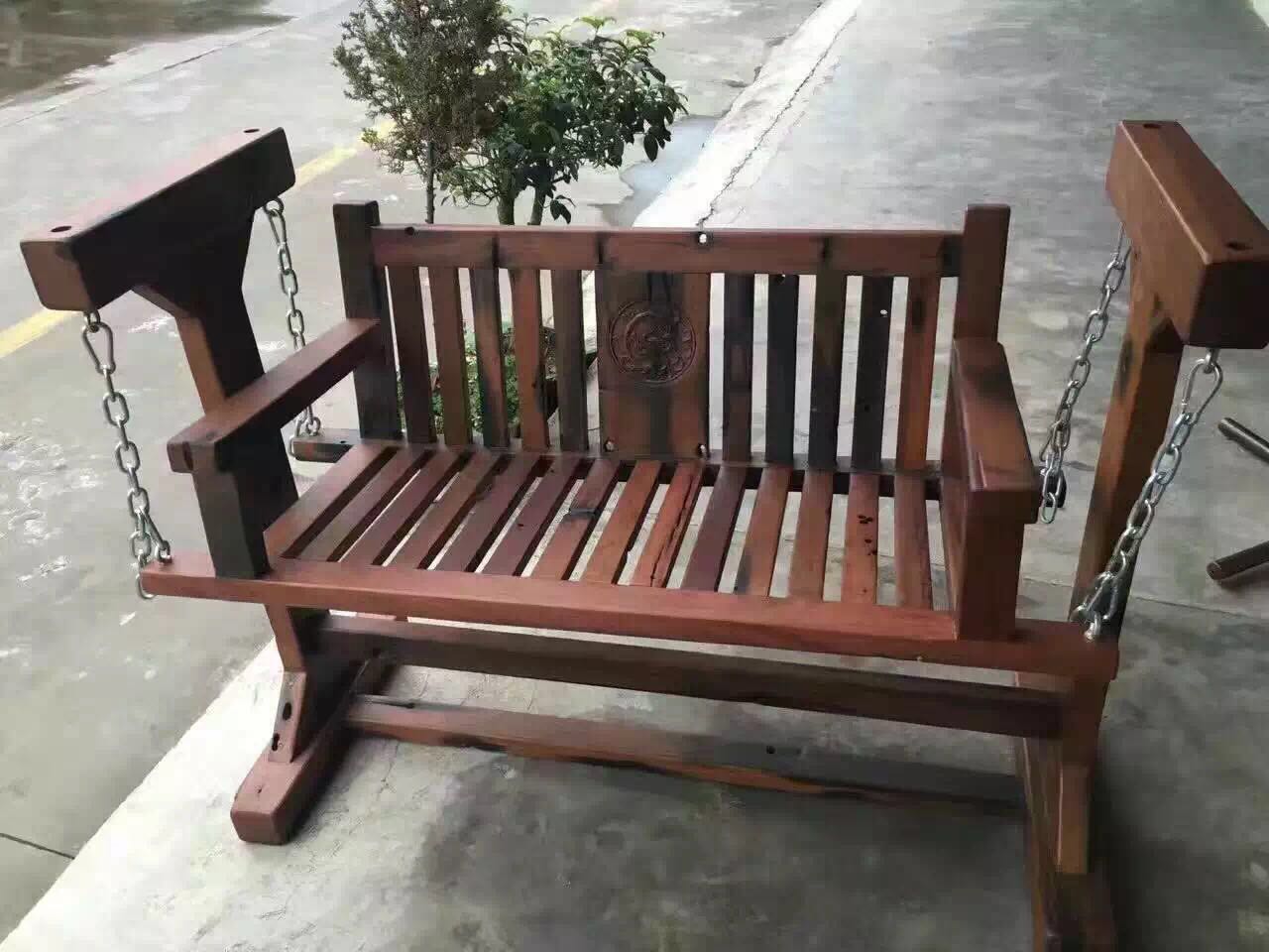 老船木秋千椅