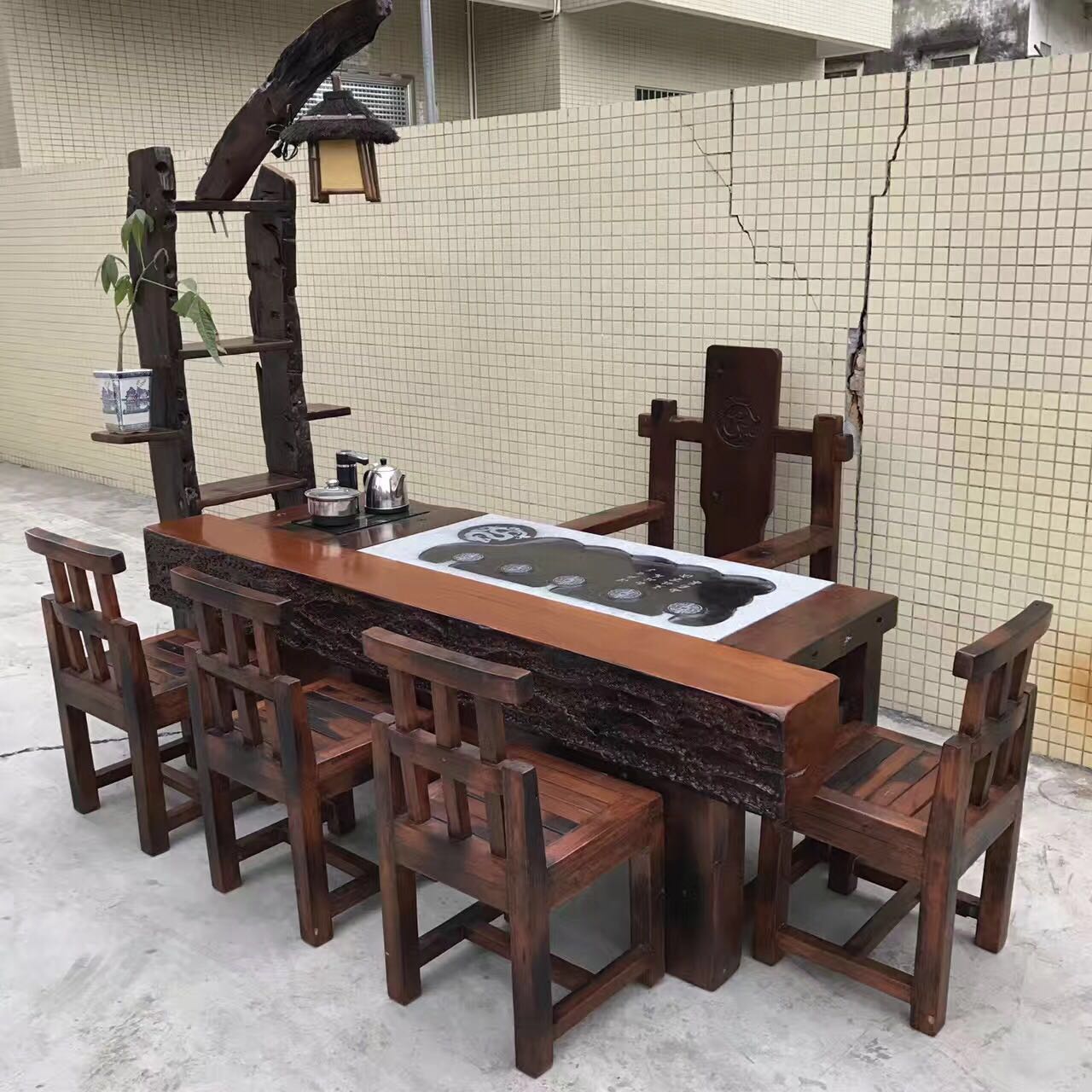 實木茶桌椅組合