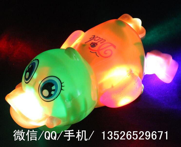 電動鴨,燈光音樂小鴨子,發(fā)光玩具