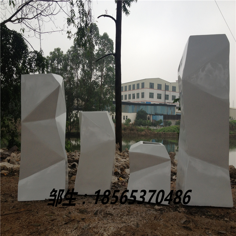 玻璃鋼花盆_戶外玻璃鋼花盆小品_歐式白色玻璃鋼花盆擺件