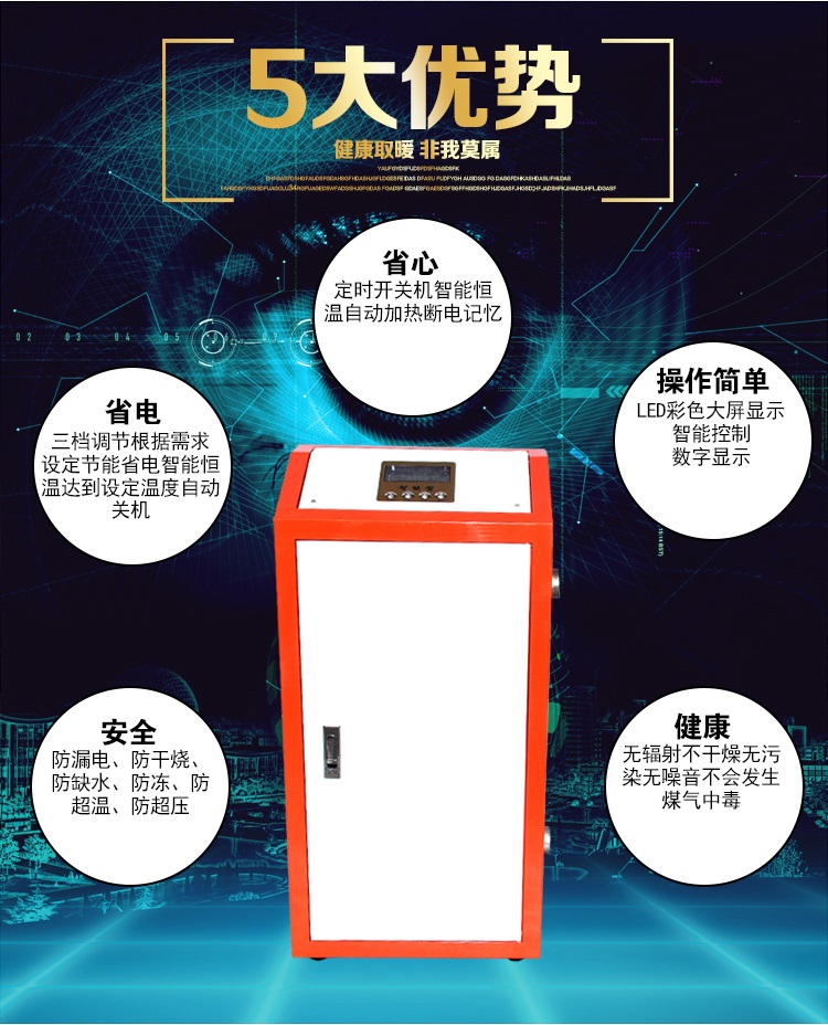 地暖用電鍋爐全自動益宇廠家報價