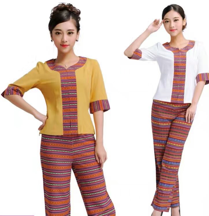 零售批發(fā)美容技師服技師服定做