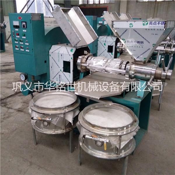 臥式125型商用多功能螺旋榨油機(jī) 全自動(dòng)芝麻花生榨油機(jī)設(shè)備