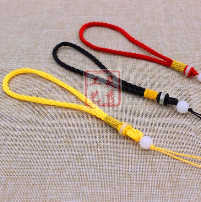 廠家直銷 各種款式手把繩 玉珠吊繩 汽車掛件吊繩顏色型號齊全