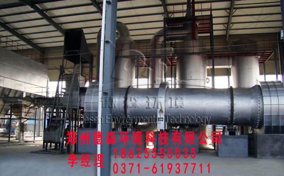 鄭州德森 短頭回轉(zhuǎn)窯 土壤修復(fù)設(shè)備 陶?；剞D(zhuǎn)窯