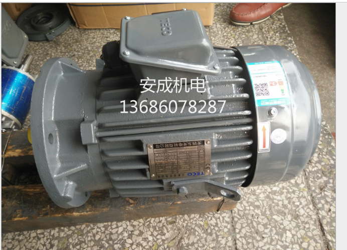 東元剎車電機(jī)廠家直銷TVGH112M1-4 5HP 3.7KW 4P AEVFF3 立式
