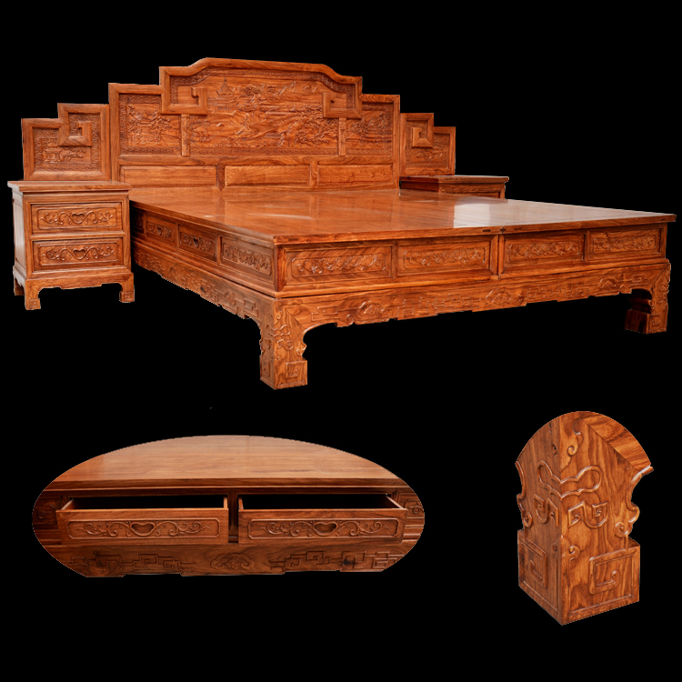 廠家直銷紅木家具 非洲黃花梨小角幾 茶幾 步步高大床