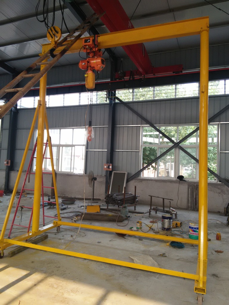 手推龍門架 廠家直銷0.5-10T手推式輕型龍門架，手推式輕型龍門架，手推龍門架批發(fā)
