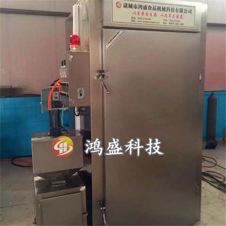 邢臺豆干煙熏爐_豆干煙熏爐使用步驟_鴻盛食品機(jī)械(優(yōu)質(zhì)商家) 豆干煙熏爐簡介