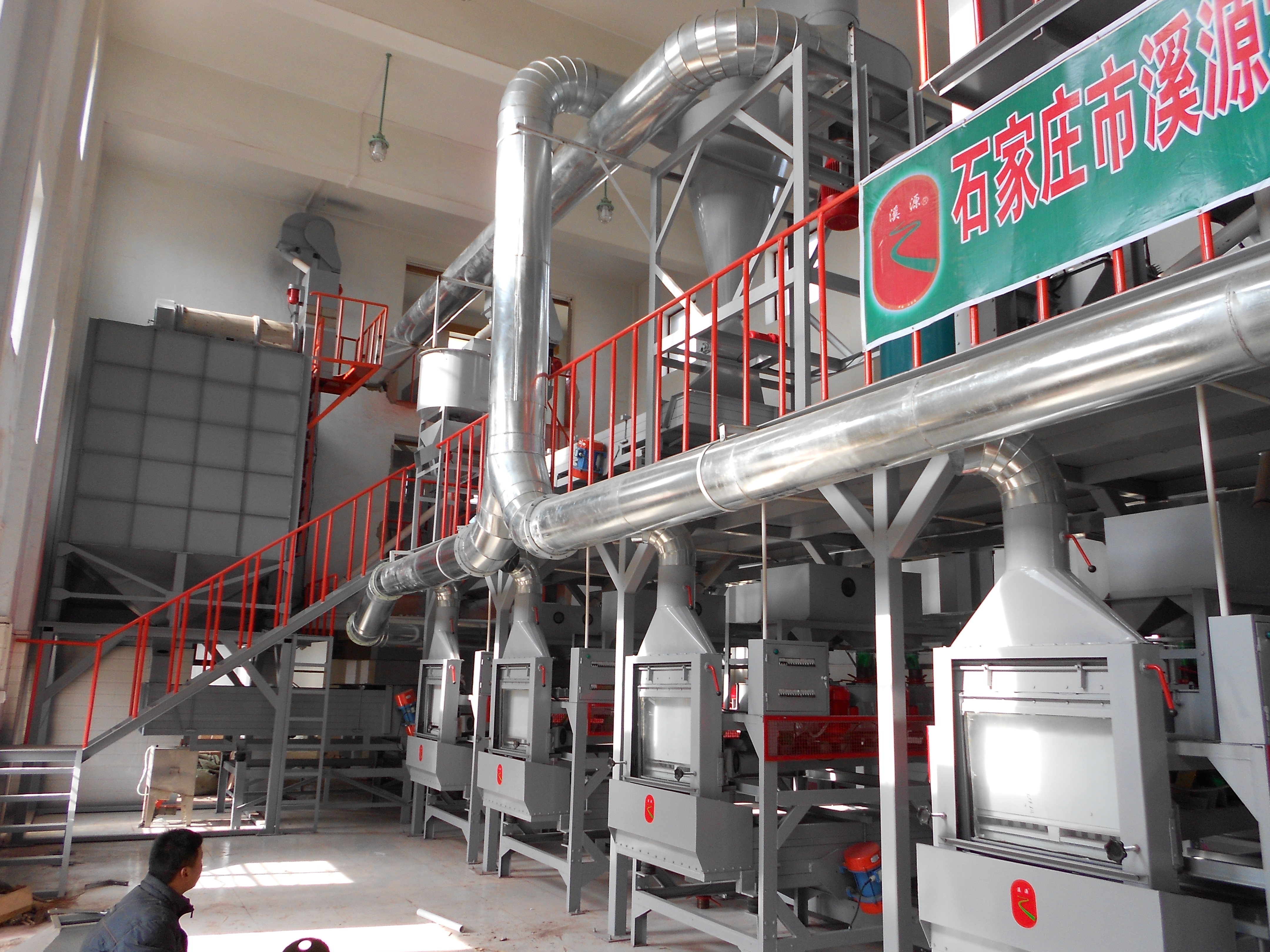 蕎麥除雜脫皮加工流水線(xiàn)