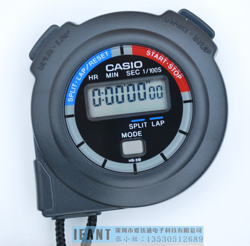 日本原裝CASIO秒表HS-3V