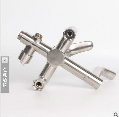 MT103中開細(xì)管三功能淋浴 不銹鋼衛(wèi)浴龍頭廠家直銷批發(fā) MT103中開龍頭
