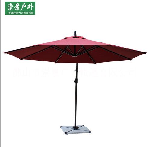 遮陽(yáng)傘咖啡廳遮陽(yáng)傘廠家批發(fā)雙頂手搖傘定做海邊沙灘庭院傘