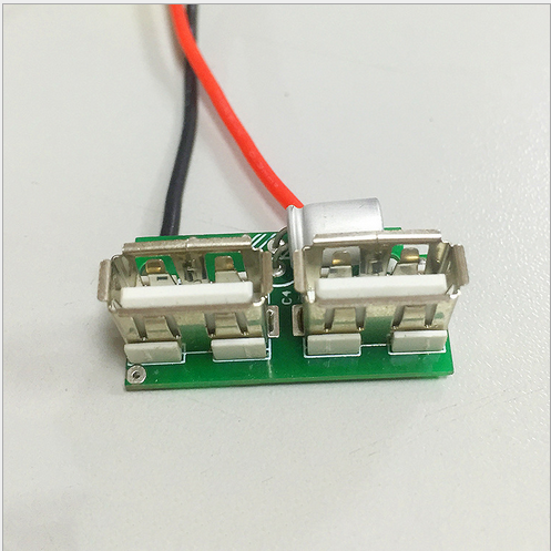 加工定制手機(jī)充電通用線路板定制DC5.0/2A分體雙USB充電分體雙USB充電電路板 雙USB充電電路板批發(fā)