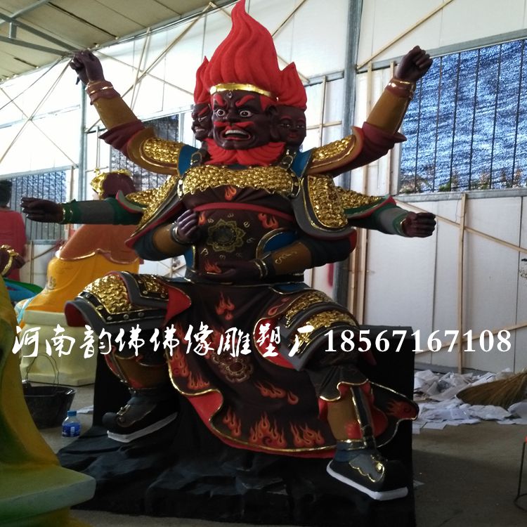 峰佛像雕塑廠訂做道教 火神火德真君 神像