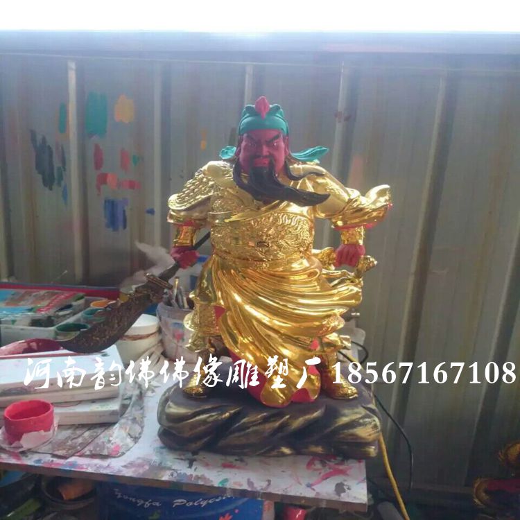 在線咨詢雕塑廠供應(yīng)訂做關(guān)公佛像 伽藍(lán)菩薩神像