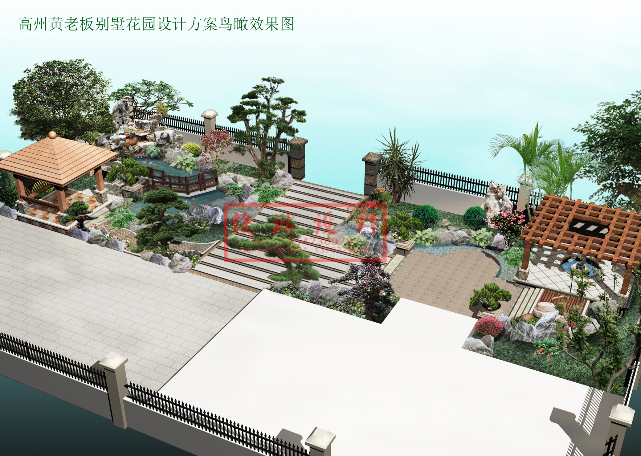 別墅花園設計公司 茂名庭園設計 別墅花園景觀設計