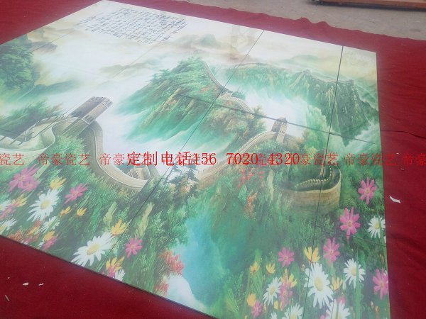 陶瓷雕刻背景墻   3D背景墻生產(chǎn)廠家