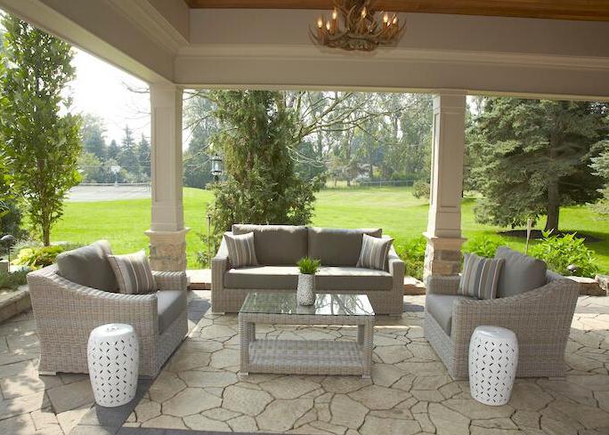 戶外庭院沙發(fā)下雨怎么辦？防水防曬