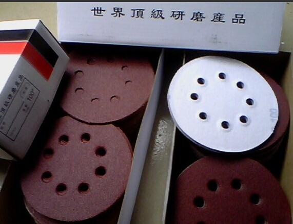 深圳廠價(jià)批發(fā)4寸菱形綠砂圓盤砂加強(qiáng)型金屬拋光打磨砂紙用