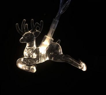 led*彩燈 圣誕小鹿燈串批發(fā) 電池?zé)羰フQ系列裝飾閃燈