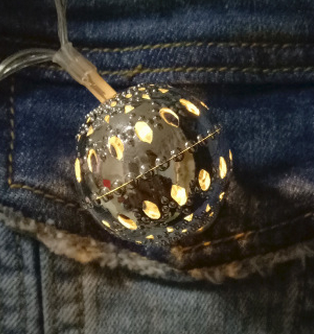 led圣誕彩燈 仿鐵藝摩洛哥球燈串 仿金屬圓球串燈 宿舍裝飾閃燈