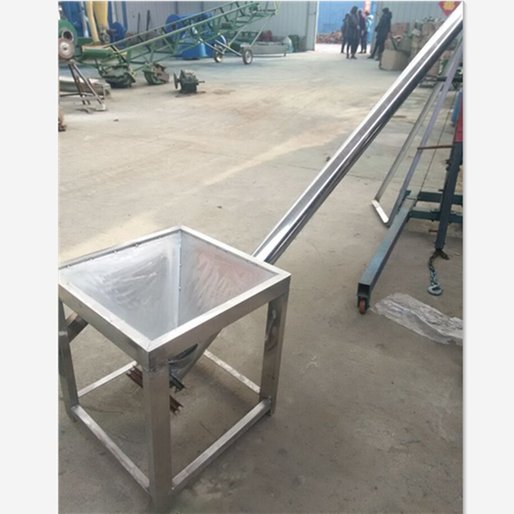 電動(dòng)蛟龍水泥螺旋提升機(jī) 圓管式螺旋上料機(jī) 塑料螺旋提升機(jī) 碳鋼蛟龍螺旋上料機(jī)
