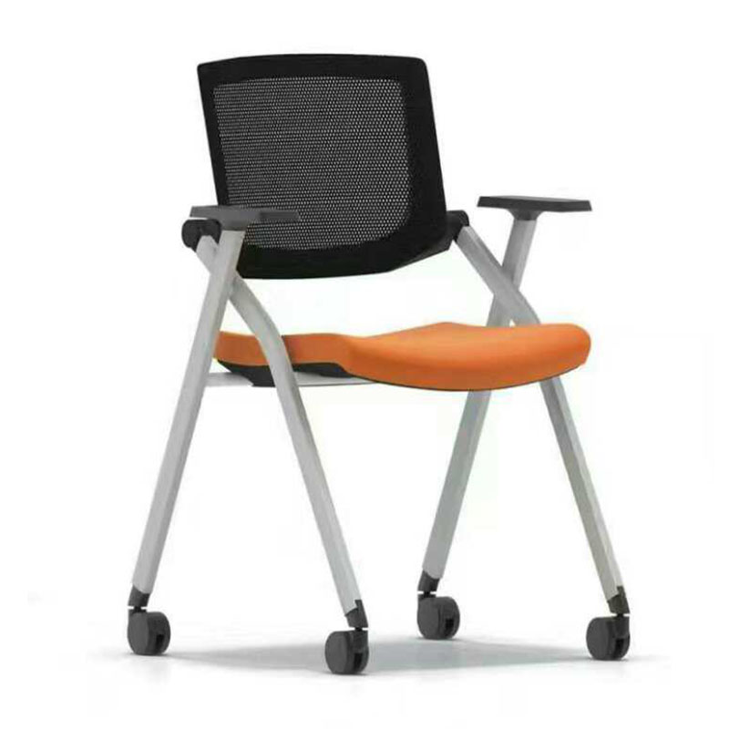 廠家直銷培訓椅子帶寫字板折疊椅網(wǎng)布簡約會議室折疊椅職員辦公學生椅