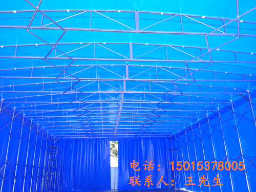 天津推拉棚伸縮活動雨棚免費安裝
