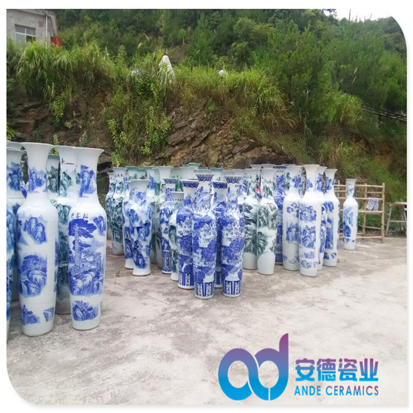 陶瓷工藝花瓶景德鎮(zhèn)獨特大花瓶定制禮品大花瓶廠家