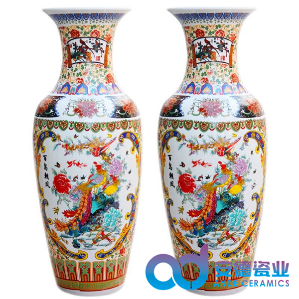 江西景德鎮(zhèn)陶瓷大花瓶定制廠家定制 景德鎮(zhèn)陶瓷陶瓷大花瓶定制廠家批發(fā) 落地禮品大花瓶廠家定制直銷
