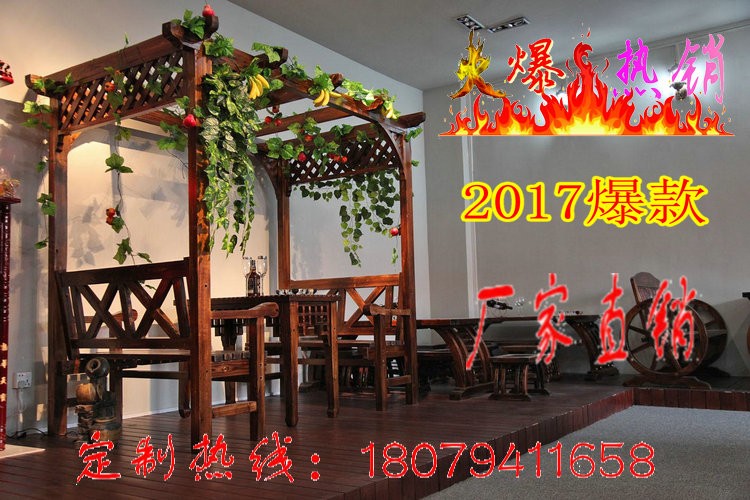 戶(hù)外實(shí)木休閑亭批發(fā)@河北防腐木涼亭價(jià)格@碳化木長(zhǎng)廊報(bào)價(jià)@亭子熱賣(mài)