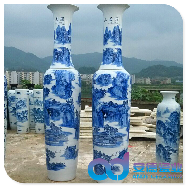 陶瓷工藝花瓶景德鎮(zhèn)獨特大花瓶定制禮品大花瓶廠家