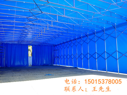 天津推拉棚伸縮活動雨棚免費安裝