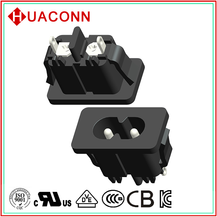 AC插座 8字座  八字插座  INLET SOCKET 器具輸入插座 C8 八字插座VDE UL KC