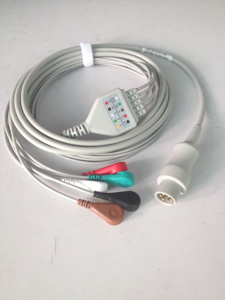 心電導(dǎo)聯(lián)線  iMEC10  ePM監(jiān)護(hù)儀導(dǎo)聯(lián)線 OEM心電線定制導(dǎo)連線