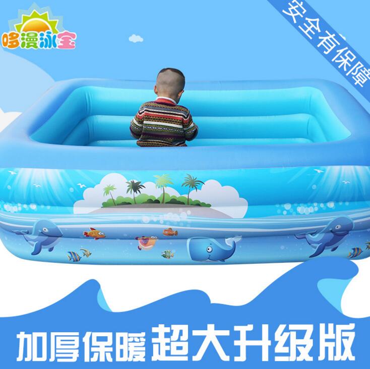 廠家供應(yīng)兒童游泳池嬰幼兒家庭成 人浴缸超大加厚小孩寶寶充氣泳池