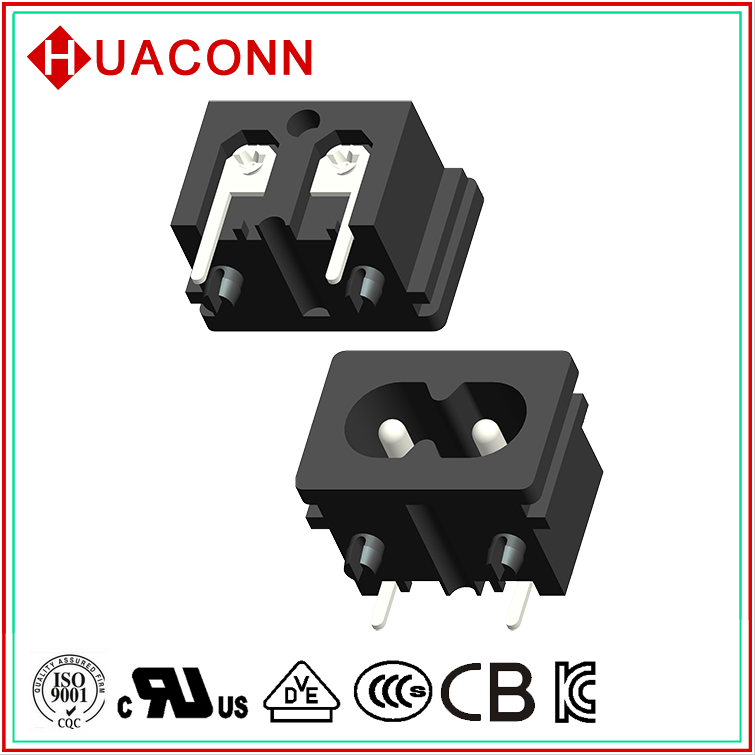 AC插座 8字座  INLET SOCKET 器具輸入插座 C8 電源插座 UL VDE 3C