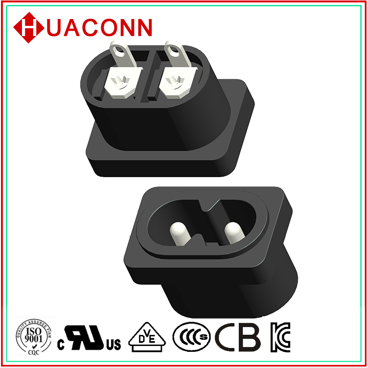 電源插座 八字尾插座  INLETSOCKET 器具輸入插座 UL CCC KC VDE