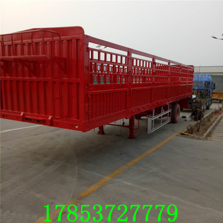 直銷13米倉欄半掛車鵝頸半掛車 13米倉欄半掛車價格 半掛車價格13米倉欄半掛車