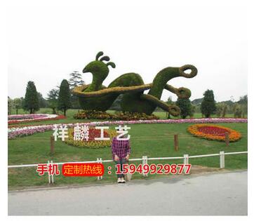 大型雕塑稻草人定制工藝景觀綠色稻草人直銷 鐵藝擺件 鐵藝鐵藝造型