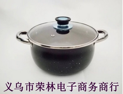 麥飯石養(yǎng)生煲 大量批發(fā) 麥飯石烏金煲麥飯石不粘湯鍋 電磁爐通用禮品鍋具
