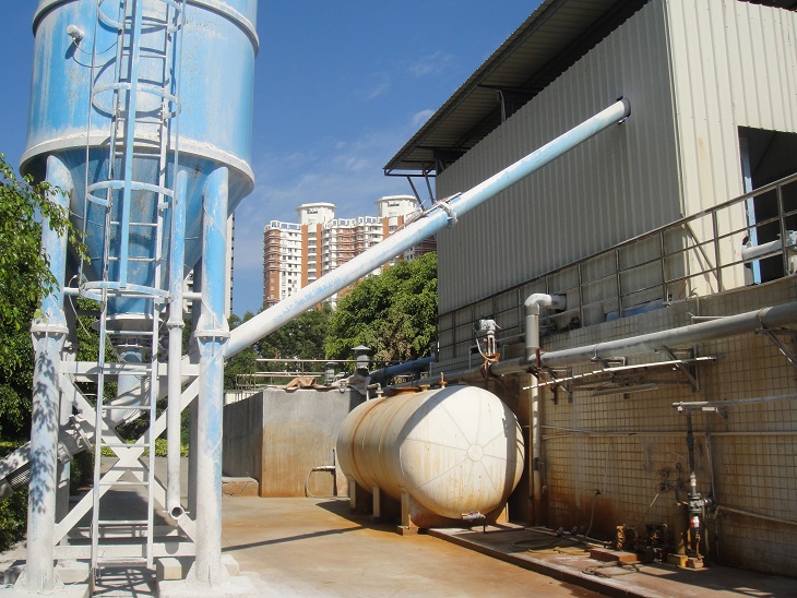 ST-30石灰料倉，污泥料倉，石灰投加裝置