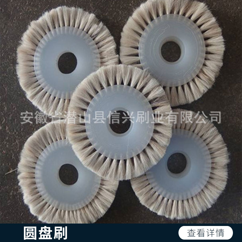 圓盤刷廠家 去毛刺拋光磨料絲 除塵尼龍杜邦絲盤刷 鋼絲銅絲鋁合金圓盤刷 廠家直銷