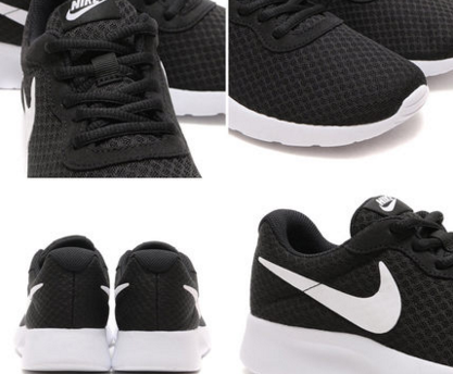 Nike/耐克  黑白運(yùn)動(dòng)跑鞋